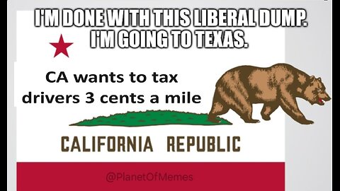 CA may tax you 3 cents every mile you drive