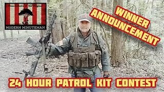 Who won the 24 Hour Patrol Kit Contest?