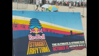 REDBULL STRAIGHT RHYTHM THE ULTIMATE 2-STROKE RACE. HUNTINGTON BEACH CA.