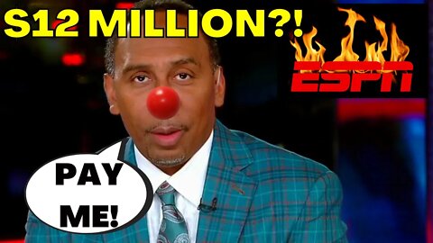 ESPN's Stephen A Smith Wants YOU TO KNOW He's UNDERPAID?! At $12 MILLION Per Year! WTF?!