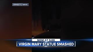 Vandal smashes Virgin Mary statue at south side church