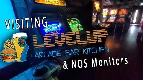 VIsiting Level Up Arcade Bar in Limerick & NOS monitors