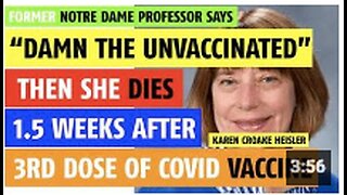 Former Notre Dame professor dies 12 days after 3rd dose of the COVID vaccine