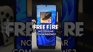 FREE FIRE NO CELULAR COM WINDOWS?? #flydigi #flydigiq1 #freefire #freefireshorts #ff #ffshorts