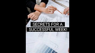 Secrets For A Successful Week!||Proverbs 16 #motivation #bibleverse #success