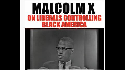 Malcolm X "White Liberals are the most dangerous thing in the Western hemisphere."