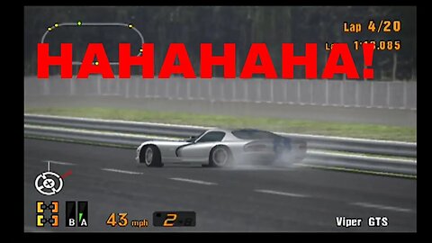 Gran Turismo 3 Like the Wind! 470,000 VIEWS! THANK YOU SO MUCH! Wall Glitch with the Viper GTS