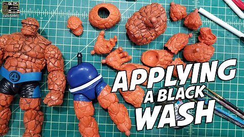Customizing Action Figures - How to Apply a Black Wash
