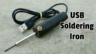 How to Make a USB Soldering iron at home