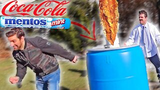 WORLD'S BIGGEST COKE AND MENTOS *GONE WRONG*