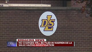 No charges will be filed in Warren De La Salle hazing investigation