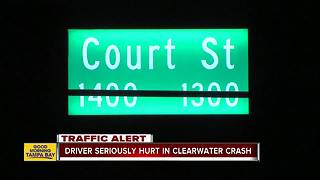 Serious single-vehicle crash under investigation in Clearwater
