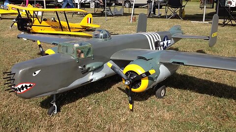 Giant Scale Top Flite North American B-25 Mitchell WWII Bomber RC Plane at Warbirds Over Whatcom