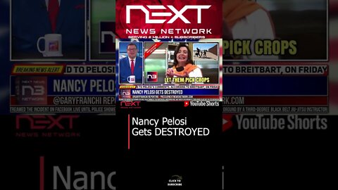 Nancy Pelosi Gets DESTROYED #shorts