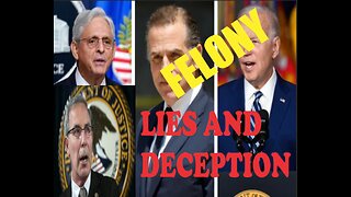 MERRICK GARLAND AND DAVID WEISS CONTINUE TO LIE TO CONGRESS WHICH IS A FELONY AND YET NO ARREST!!!