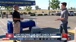 CHP holding second car seat check event next weekend