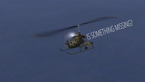 IL-2 1946 - Landing a Bell 47 with no tail!