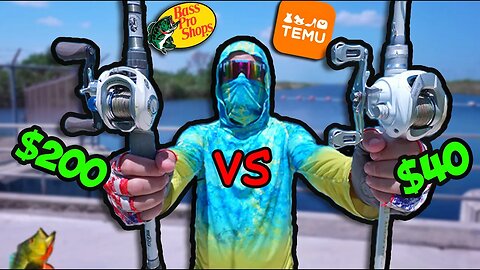 Cheap vs. Expensive Bass Fishing Combo - Exotic Fishing Florida with Temu Fishing Gear