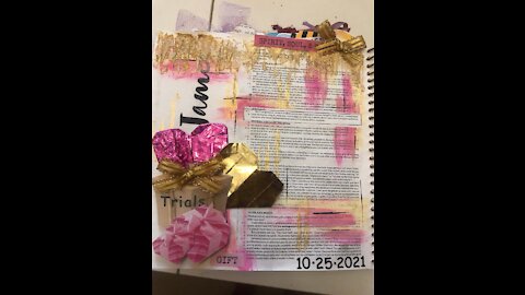 Let's Bible Journal James 1 (from Lovely Lavender Wishes)