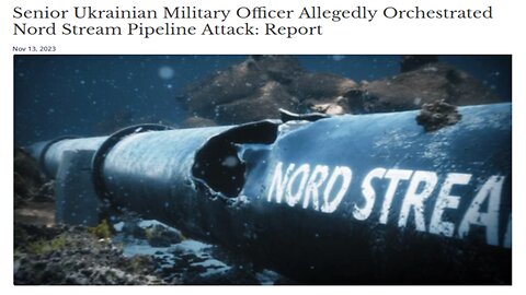 Why Was UKRAINE's Military Behind Nord Stream Bombing
