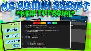 *NEW* How To Use HD Admin Script [FREE]