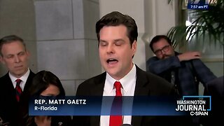 Gaetz: “If you want to drain the swamp, you cannot put the biggest alligator