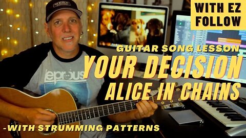 Alice In Chains Your Decision Acoustic Guitar Song Lesson