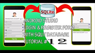 Login and Register Form Using SQLite Database in Android Studio [TAGALOG] Tutorial #12