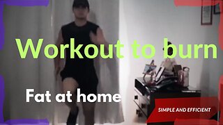 Workout to burn fat at home