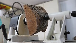 Wood Turning a Log: One Tool Challenge