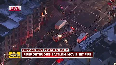 Firefighter dies fighting blaze on set of Ed Norton film in Harlem