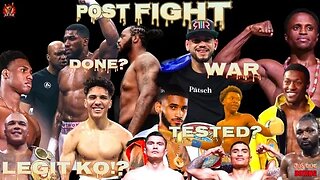 #️⃣PostFight JOSHUA WINS BY UD OVER FRANKLIN IS HE BACK?| RAMIREZ WINS TITLE OVER DOGBOE| #boxing