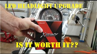 LED Headlight Upgrade - Suzuki Boulevard C50 - Sealight Xenower