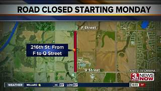 Southwest Omaha road work