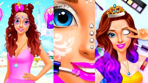 Princess gloria makeup salon/beauty salon/princess/girl games/new game 2023/makeup @TLPLAYZYT