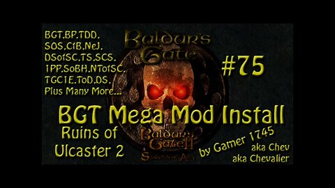Let's Play Baldur's Gate Trilogy Mega Mod Part 75 - Ruins of Ulcaster