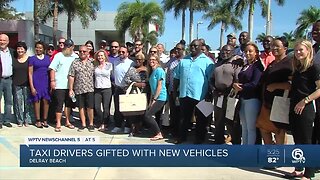 Taxi drivers gifted with new vehicles