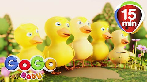 Five little ducks, One little finger +More songs for kids | GoGo Baby - Nursery Rhymes & Kids Songs