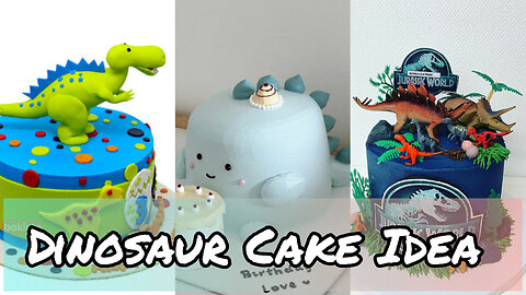 Yummy Dinosaur Cake Ideas 🦕