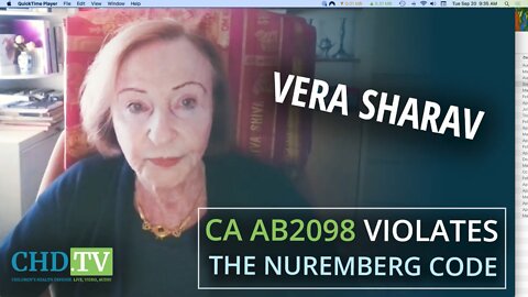 California Bill AB2098 An ‘Assault on Medical Ethics’ — Vera Sharav