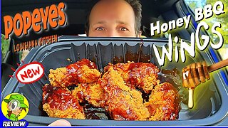 Popeyes® HONEY BBQ WINGS Review ⚜️🍯🐔🪽 ⎮ Peep THIS Out! 🕵️‍♂️