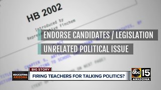 Arizona lawmaker proposes bill to outlaw political activity in the classroom