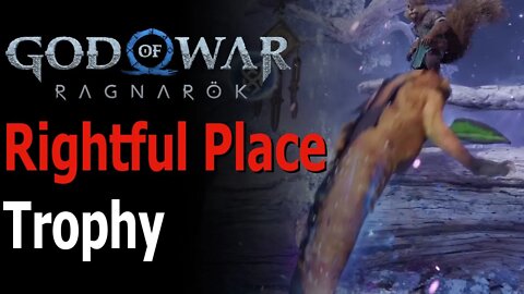 God of War Ragnarok - Rightful Place Trophy - The Lost Lindwyrms Favor