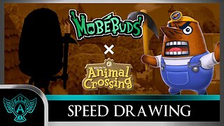 Speed Drawing: Animal Crossing - Mr. Resetti | Mobébuds Style