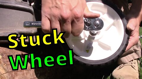 Toro self propelled stuck wheel fix.