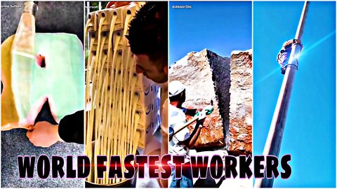 Fast worker in the world|| technological video