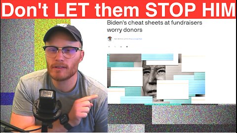 Donors SHOCKED about Biden's cheat sheets
