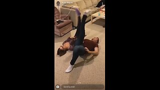 Leg Wrestling (Megan vs DJ Blitz)