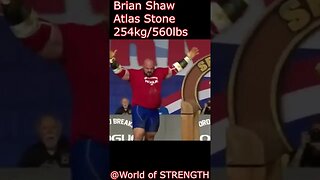 Crazy Strength World Records | Brian Shaw Atlas Stone World Record