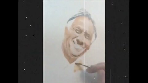 Manchester City legend, Joe Mercer 60 second figure study in watercolours by DJWalker